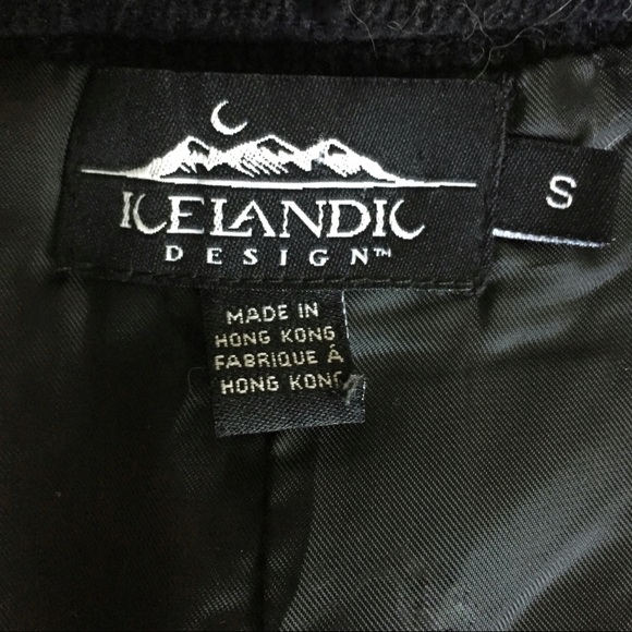 Vtg ICELANDIC DESIGN Wool Blend Cardigan - Picture 8 of 9